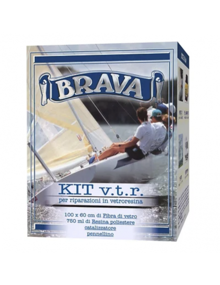 Kit fibra de vidrio para reparación de Barcos, Yates o Caravanas