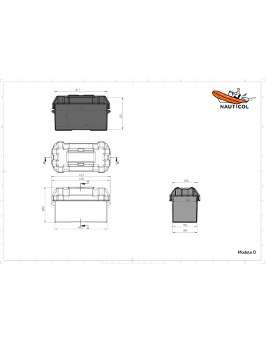 Caja de Batería para Barcos