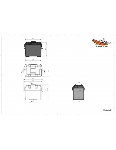 Caja de Batería para Barcos