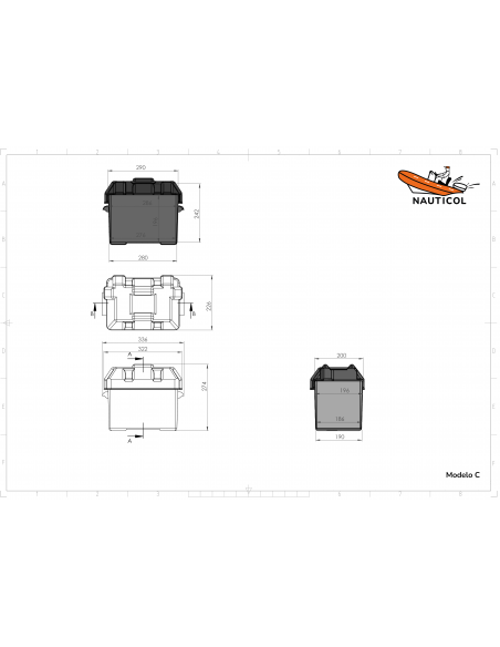 Caja de Batería para Barcos