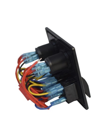 Panel Interruptores Barcos con USB