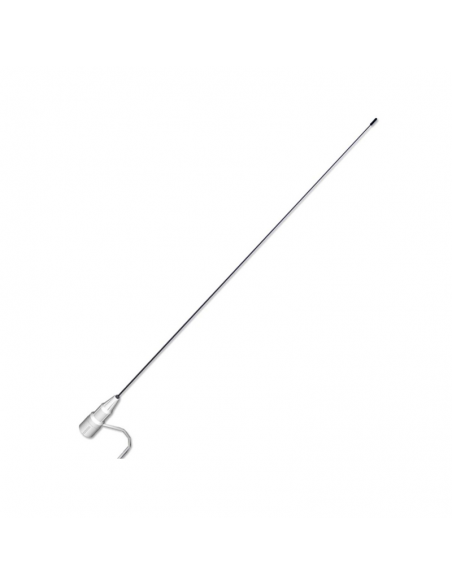 Antena VHF con Base de Nylon Blanco para Comunicación Confiable