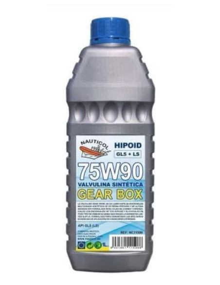 Aceite lubricante sintético 75W90 con aditivos 100% sintéticos