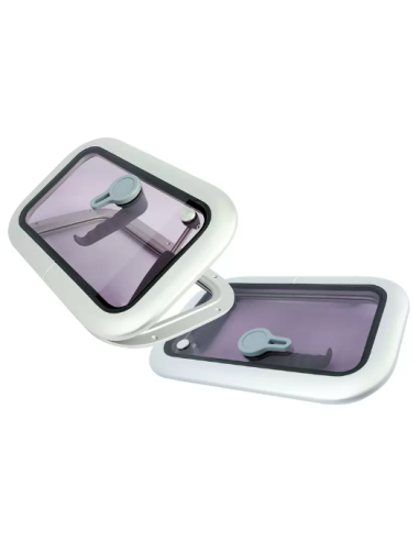 Escotilla de Aluminio y Cristal