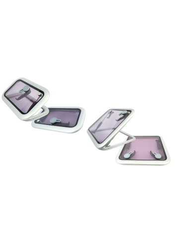 Escotilla de Aluminio y Cristal