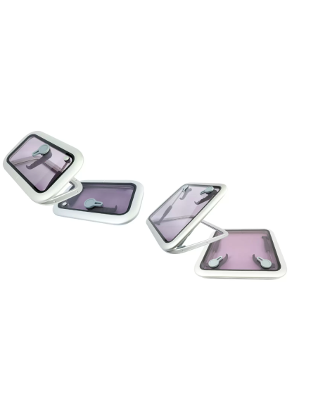 Escotilla de Aluminio y Cristal