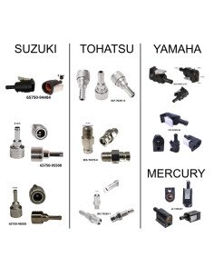 Conectores de Combustible Fuerabordas Yamaha, Suzuki, Tohatsu y Mercury