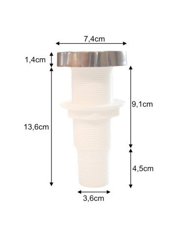 Pasa cascos Nylon para Barcos, Yates, Lanchas y Semirrígidas