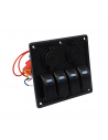 Panel Interruptores Barcos con USB - Nauticol.es