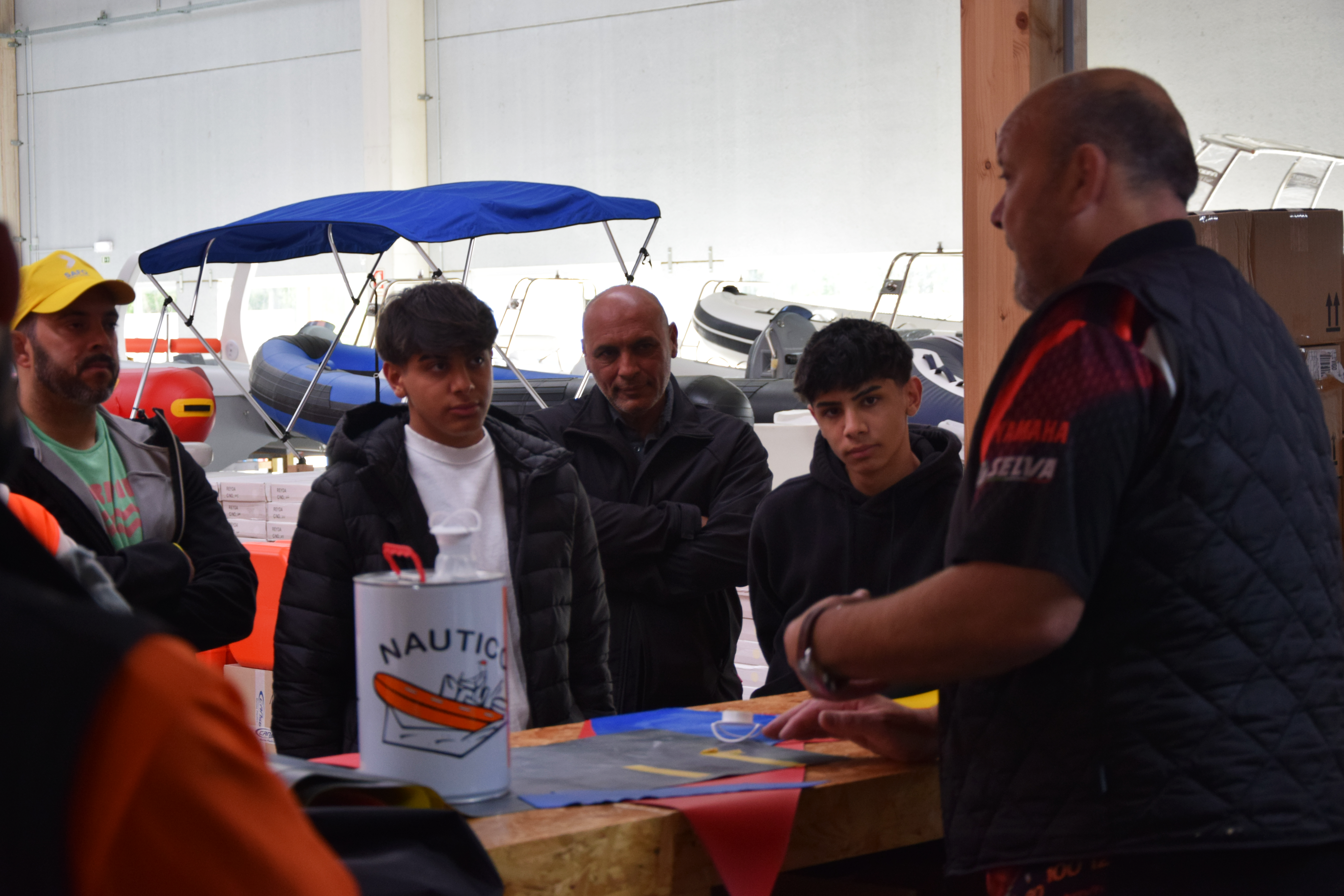 Reparación de Semirrígidas. Curso dictado por Nauticol